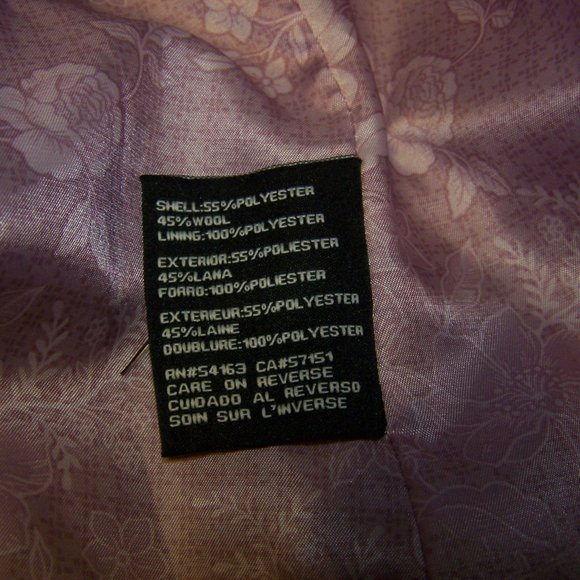Guess New Without Attached Tags Coat XL 12-14 Dusty Rose lilac/lavender Hue - Picture 7 of 9